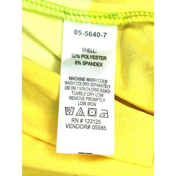 Rare Club Style Yellow Polyester Spandex Fitted Nightgown/Leisure Dress Size 8 - Picture 5 of 15